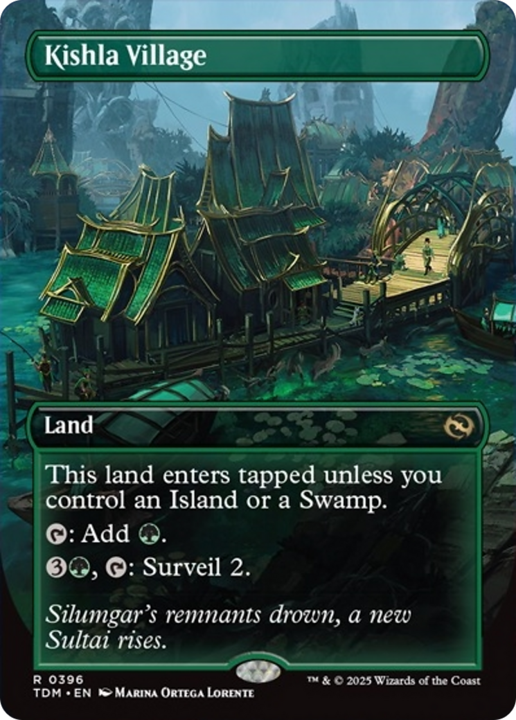 Kishla Village (Borderless) [Tarkir: Dragonstorm] | Gear Gaming Bentonville