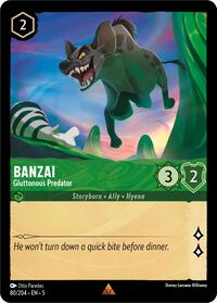 Banzai - Gluttonous Predator (80/204) [Shimmering Skies] | Gear Gaming Bentonville