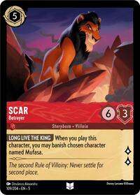 Scar - Betrayer (109/204) [Shimmering Skies] | Gear Gaming Bentonville