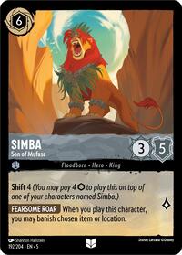 Simba - Son of Mufasa (192/204) [Shimmering Skies] | Gear Gaming Bentonville