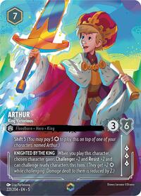 Arthur - King Victorious (Enchanted) (221/204) [Shimmering Skies] | Gear Gaming Bentonville