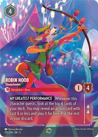 Robin Hood - Sharpshooter (Enchanted) (215/204) [Shimmering Skies] | Gear Gaming Bentonville