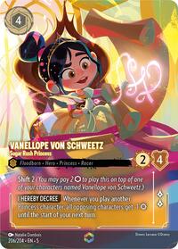 Vanellope von Schweetz - Sugar Rush Princess (Enchanted) (206/204) [Shimmering Skies] | Gear Gaming Bentonville