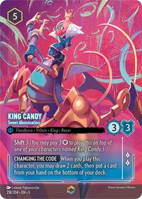 King Candy - Sweet Abomination (Enchanted) (218/204) [Shimmering Skies] | Gear Gaming Bentonville