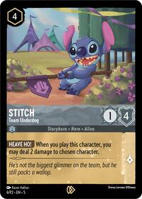 Stitch - Team Underdog (6) [Disney Lorcana Promo Cards] | Gear Gaming Bentonville
