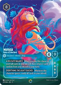 Mufasa - Ruler of Pride Rock (Enchanted) (217/204) [Shimmering Skies] | Gear Gaming Bentonville