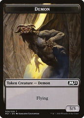 Bird // Demon Double-Sided Token [Core Set 2021 Tokens] | Gear Gaming Bentonville
