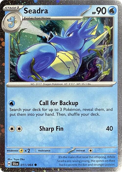 Seadra (011/064) (Cosmos Holo) [Miscellaneous Cards] | Gear Gaming Bentonville