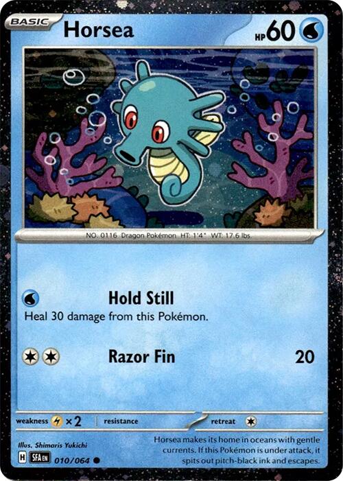 Horsea (010/064) (Cosmos Holo) [Miscellaneous Cards] | Gear Gaming Bentonville