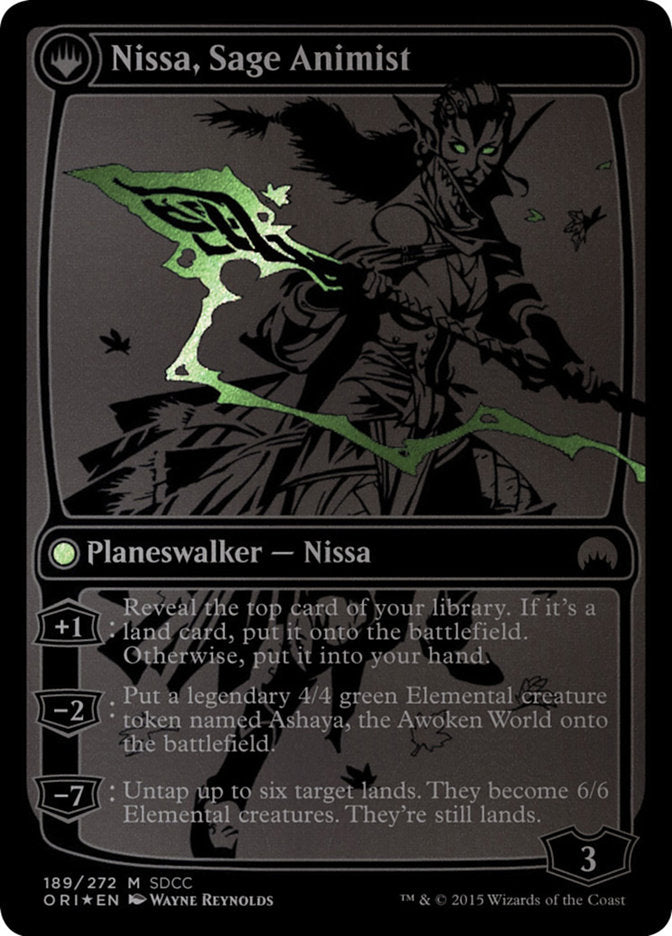 Nissa, Vastwood Seer // Nissa, Sage Animist [San Diego Comic-Con 2015] | Gear Gaming Bentonville