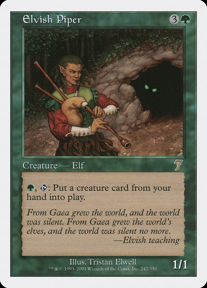 Elvish Piper [Seventh Edition] | Gear Gaming Bentonville