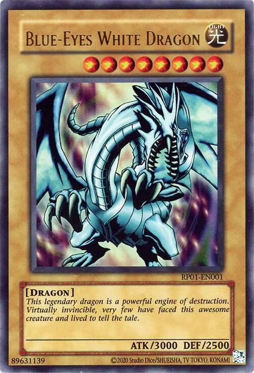 Blue-Eyes White Dragon [RP01-EN001] Ultra Rare | Gear Gaming Bentonville