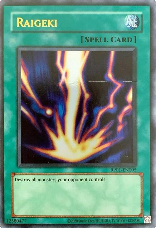 Raigeki [RP01-EN005] Ultra Rare | Gear Gaming Bentonville
