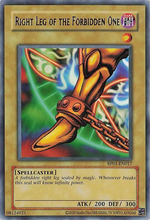 Right Leg of the Forbidden One [RP01-EN017] Rare | Gear Gaming Bentonville