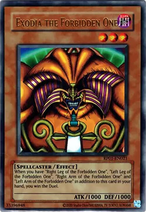 Exodia the Forbidden One [RP01-EN021] Ultra Rare | Gear Gaming Bentonville