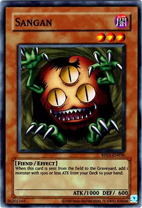 Sangan [RP01-EN036] Super Rare | Gear Gaming Bentonville