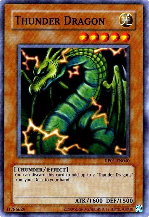 Thunder Dragon [RP01-EN040] Common | Gear Gaming Bentonville