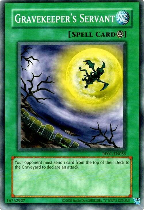 Gravekeeper's Servant [RP01-EN055] Common | Gear Gaming Bentonville