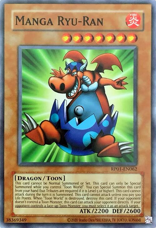 Manga Ryu-Ran [RP01-EN062] Common | Gear Gaming Bentonville