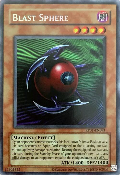Blast Sphere [RP01-EN091] Secret Rare | Gear Gaming Bentonville