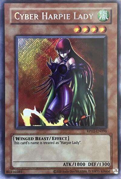 Cyber Harpie Lady [RP01-EN096] Secret Rare | Gear Gaming Bentonville