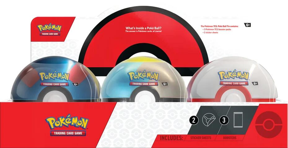 Poke Ball Tin Display (Winter 2024) | Gear Gaming Bentonville