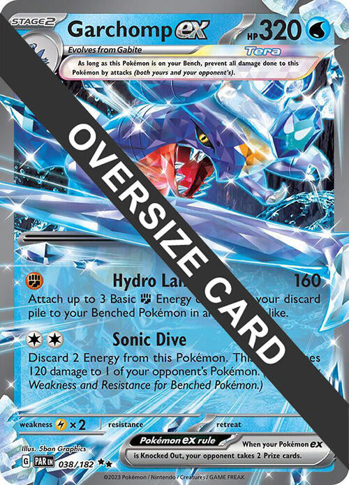 Garchomp ex (038) (Jumbo Card) [Scarlet & Violet: Black Star Promos] | Gear Gaming Bentonville