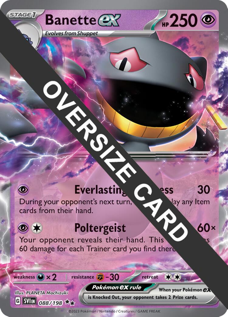 Banette ex (088) (Jumbo Card) [Scarlet & Violet: Base Set] | Gear Gaming Bentonville