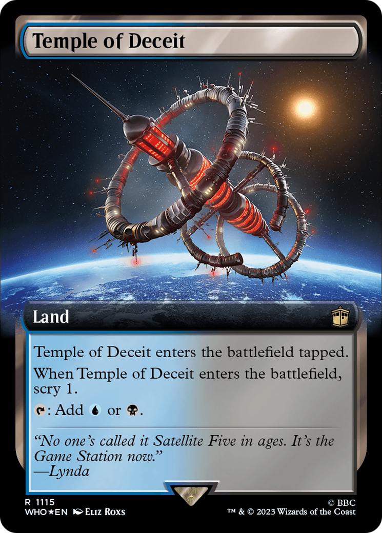 Temple of Deceit (Extended Art) (Surge Foil) [Doctor Who] | Gear Gaming Bentonville