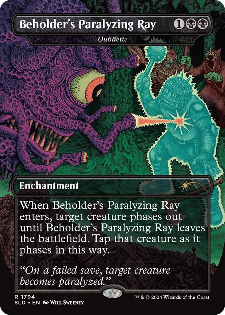 Beholder's Paralyzing Ray - Oubliette [Secret Lair Drop Series] | Gear Gaming Bentonville