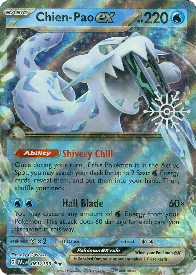 Chien-Pao ex (061/193) (Holiday Calendar) [Miscellaneous Cards] | Gear Gaming Bentonville