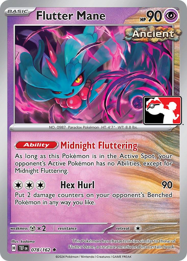 Flutter Mane (078/162) [Prize Pack Series Five] | Gear Gaming Bentonville