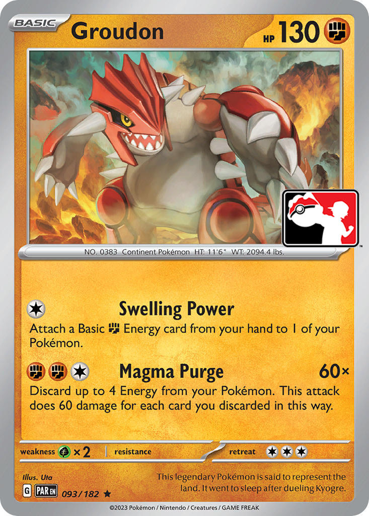 Groudon (093/182) [Prize Pack Series Five] | Gear Gaming Bentonville