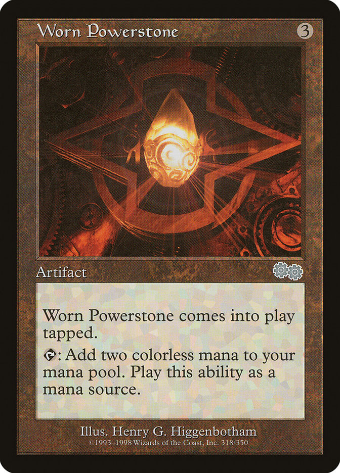 Worn Powerstone [Urza's Saga] | Gear Gaming Bentonville