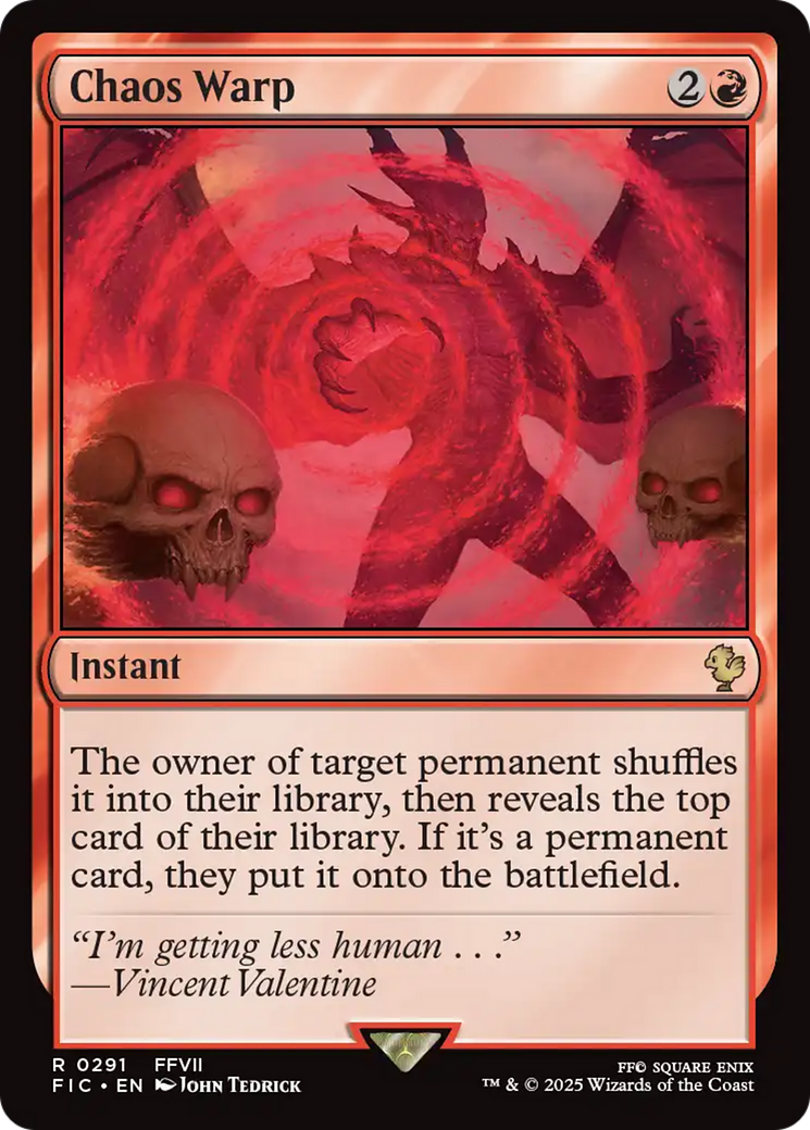 Chaos Warp [FINAL FANTASY Commander] | Gear Gaming Bentonville