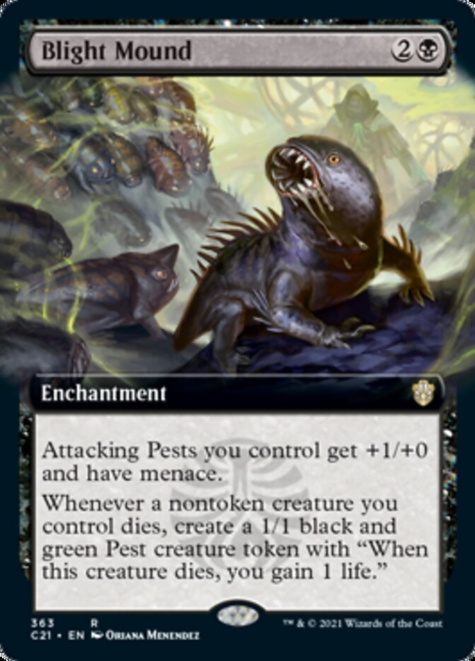 Blight Mound (Extended Art) [Commander 2021] | Gear Gaming Bentonville