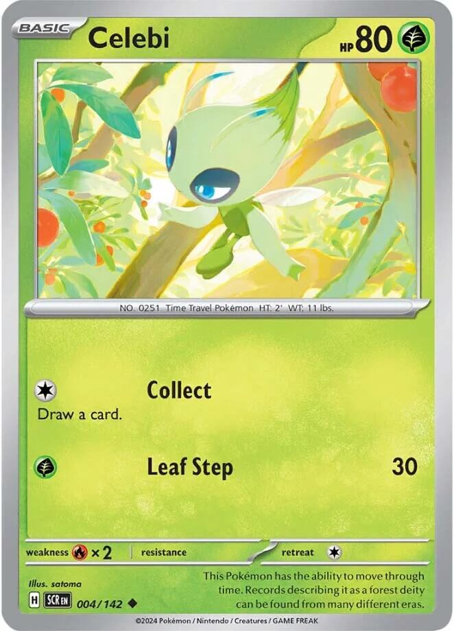 Celebi (004/142) [Scarlet & Violet: Stellar Crown] | Gear Gaming Bentonville