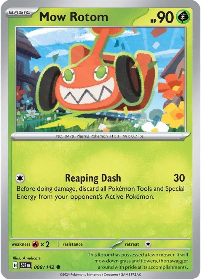 Mow Rotom (008/142) [Scarlet & Violet: Stellar Crown] | Gear Gaming Bentonville