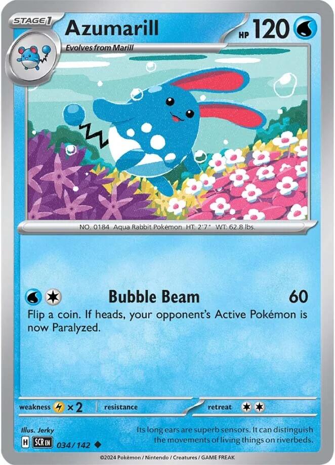 Azumarill (034/142) [Scarlet & Violet: Stellar Crown] | Gear Gaming Bentonville