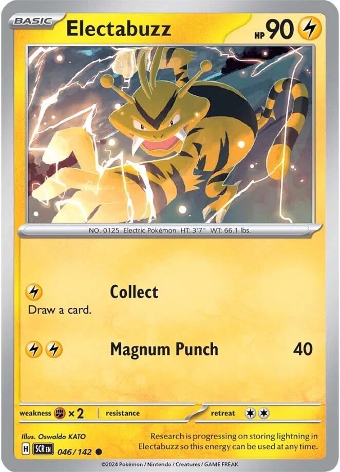 Electabuzz (046/142) [Scarlet & Violet: Stellar Crown] | Gear Gaming Bentonville