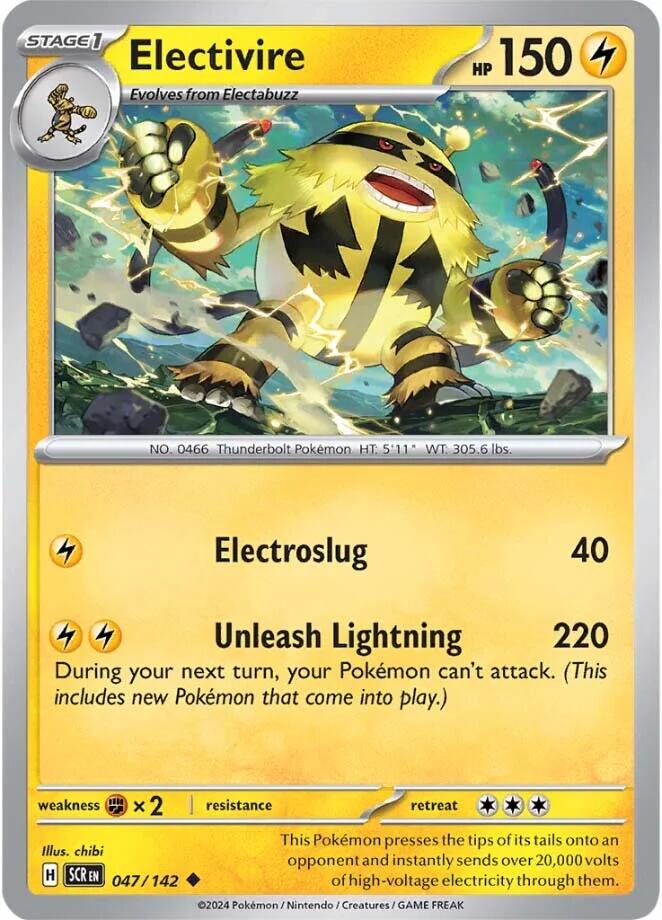 Electivire (047/142) [Scarlet & Violet: Stellar Crown] | Gear Gaming Bentonville