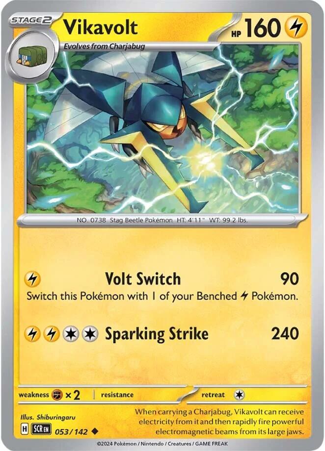 Vikavolt (053/142) [Scarlet & Violet: Stellar Crown] | Gear Gaming Bentonville