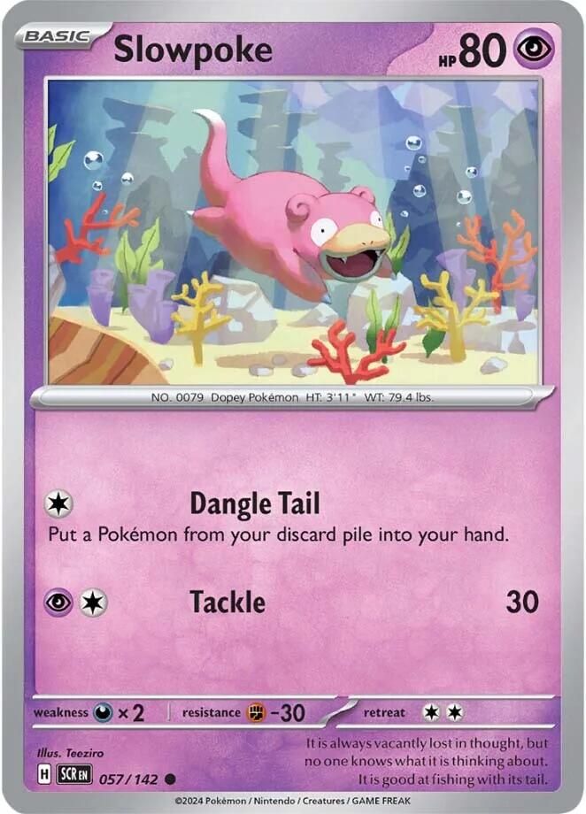 Slowpoke (057/142) [Scarlet & Violet: Stellar Crown] | Gear Gaming Bentonville