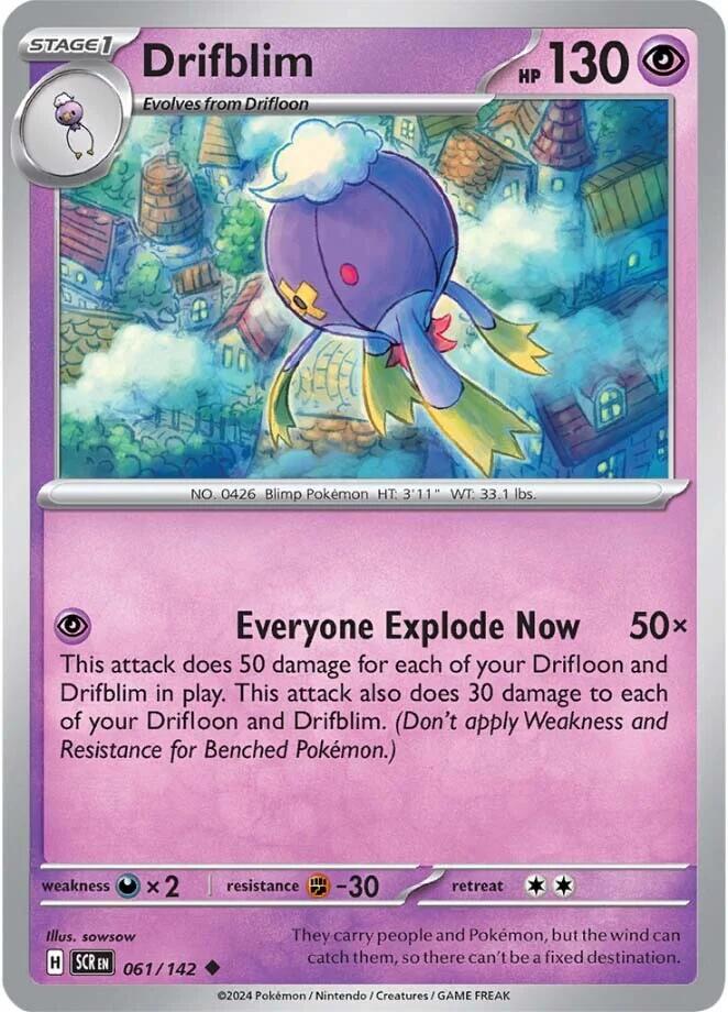 Drifblim (061/142) [Scarlet & Violet: Stellar Crown] | Gear Gaming Bentonville