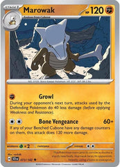 Marowak (073/142) [Scarlet & Violet: Stellar Crown] | Gear Gaming Bentonville