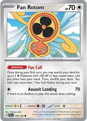 Fan Rotom (118/142) [Scarlet & Violet: Stellar Crown] | Gear Gaming Bentonville