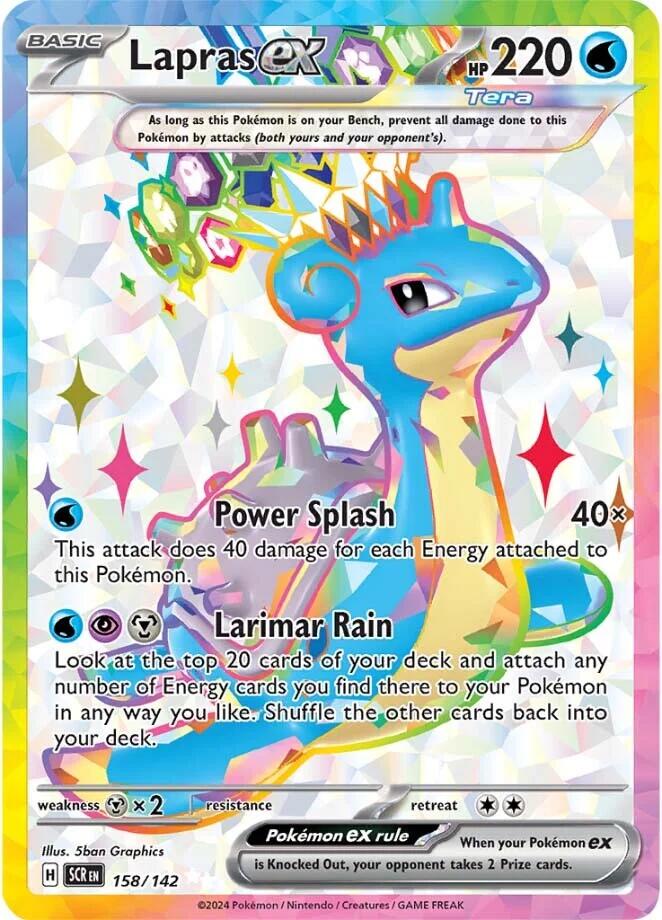 Lapras ex (158/142) [Scarlet & Violet: Stellar Crown] | Gear Gaming Bentonville