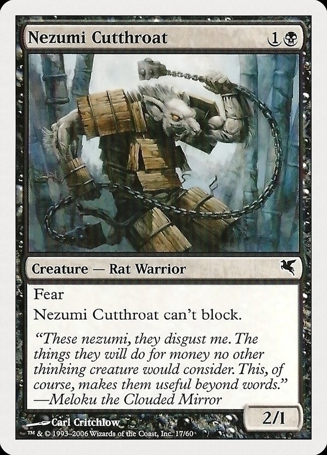Nezumi Cutthroat (17) [Hachette UK] | Gear Gaming Bentonville