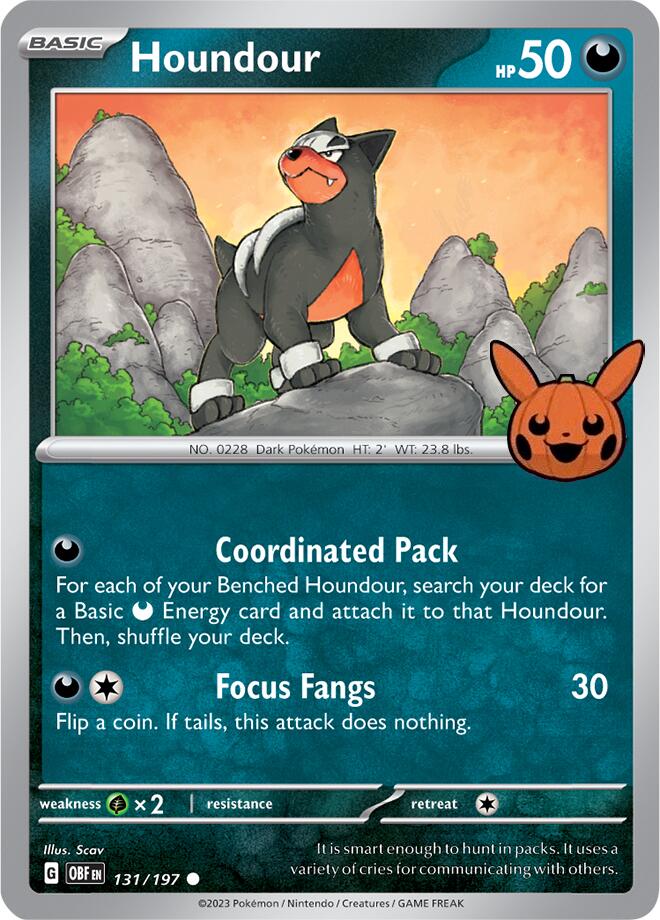 Houndour (131/197) [Trick or Trade 2024] | Gear Gaming Bentonville