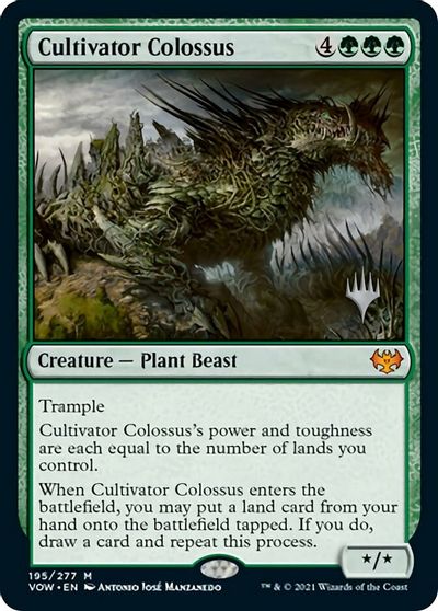 Cultivator Colossus (Promo Pack) [Innistrad: Crimson Vow Promos] | Gear Gaming Bentonville